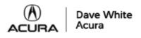 Dave White Acura logo
